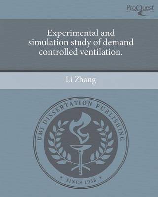 Book cover for Experimental and Simulation Study of Demand Controlled Ventilation