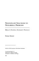 Cover of Neopopulist Solutions to Neoliberal Problems