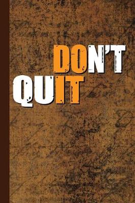 Book cover for Don't Quit