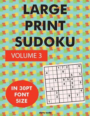 Book cover for Large Print Sudoku Volume 3