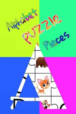 Book cover for Alphabet puzzle pieces