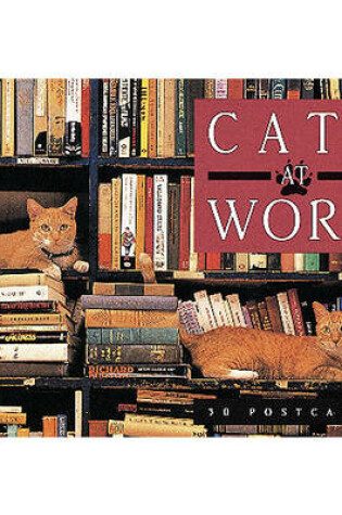 Cover of Cats at Work Postcard Book