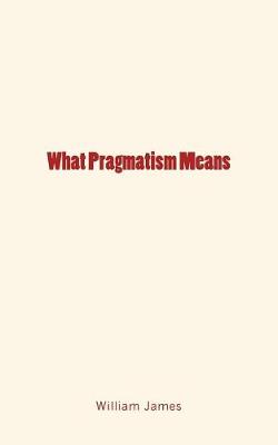 Book cover for What Pragmatism Means
