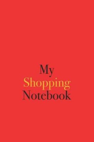 Cover of My Shopping Notebook