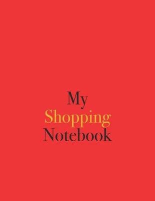 Book cover for My Shopping Notebook