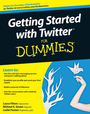 Book cover for Getting Started with Twitter For Dummies