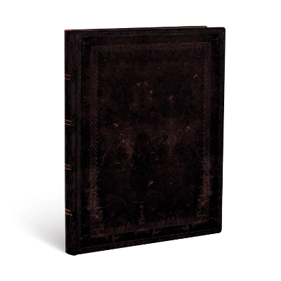 Book cover for Black Moroccan Bold Ultra Unlined Softcover Flexi Journal (240 pages)