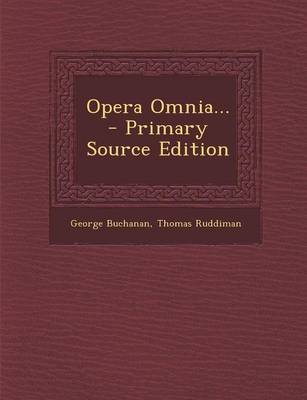 Book cover for Opera Omnia... - Primary Source Edition