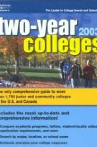 Cover of Undergraduate Guides Set 2003 (2 Vols)