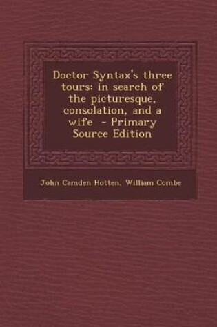 Cover of Doctor Syntax's Three Tours