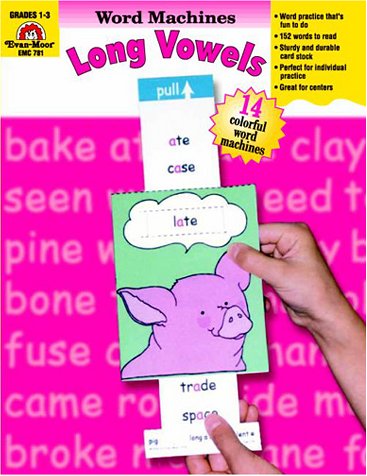 Book cover for Long Vowel Word Machines (Cards)