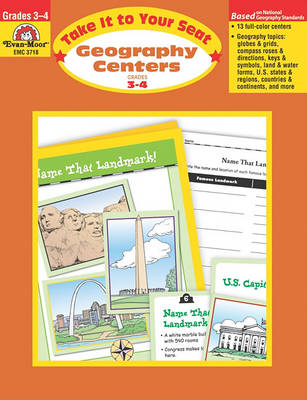Cover of Geography Centers Grades 3-4