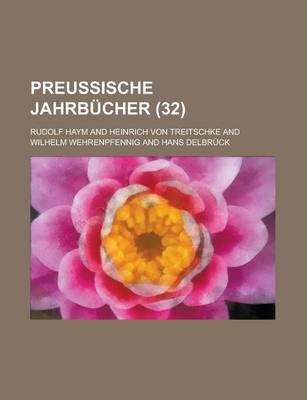 Book cover for Preussische Jahrb Cher (32)