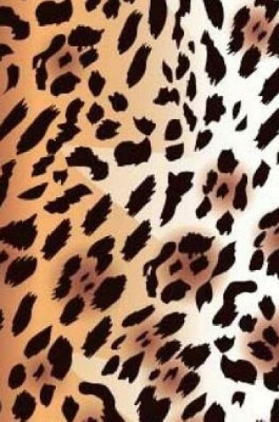 Cover of Leopard Print Notebook 8.5 X 11 inches 120 College Ruled Pages