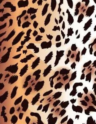 Book cover for Leopard Print Notebook 8.5 X 11 inches 120 College Ruled Pages