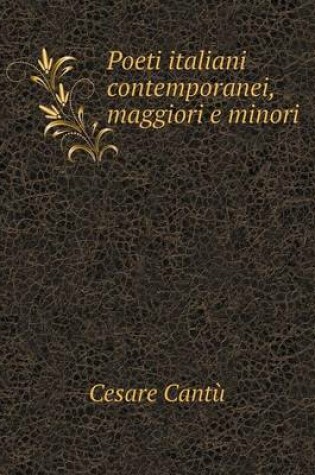 Cover of Poeti italiani contemporanei, maggiori e minori