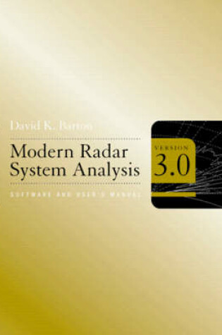 Cover of Modern Radar System Analysis Software and Useris Manual: Version 3.0