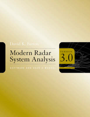 Book cover for Modern Radar System Analysis Software and Useris Manual: Version 3.0