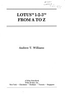 Cover of Lotus 1-2-3 from A.to Z.