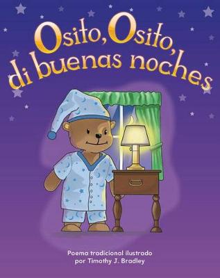 Book cover for Osito, Osito, di buenas noches (Teddy Bear, Teddy Bear, Say Good Night) Lap Book (Spanish Version)