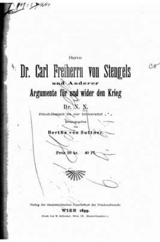 Cover of Herrn Dr. Carl freiherrn von Stengels