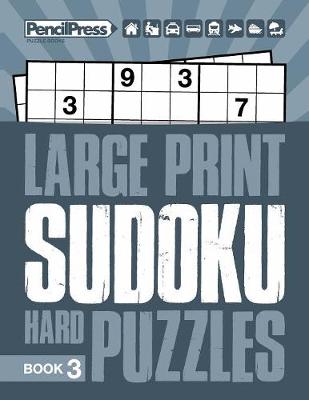 Book cover for Large Print Hard Puzzles Book 3