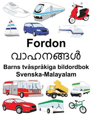 Book cover for Svenska-Malayalam Fordon Barns tvåspråkiga bildordbok