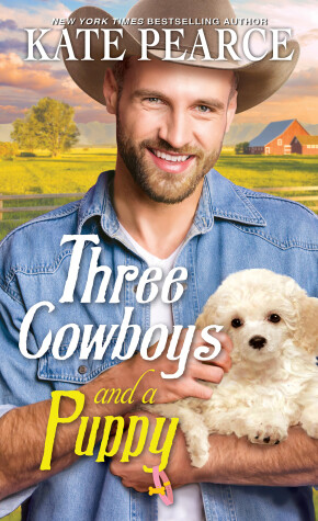 Book cover for Three Cowboys and a Puppy