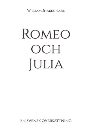 Cover of Romeo och Julia