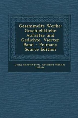 Cover of Gesammelte Werke