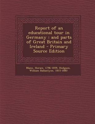 Book cover for Report of an Educational Tour in Germany