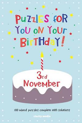 Book cover for Puzzles for you on your Birthday - 3rd November