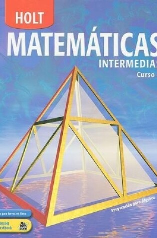 Cover of Holt Matematicas Intermedias, Curso 2