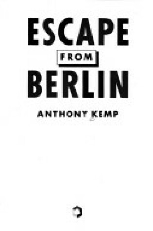 Cover of Escape from Berlin