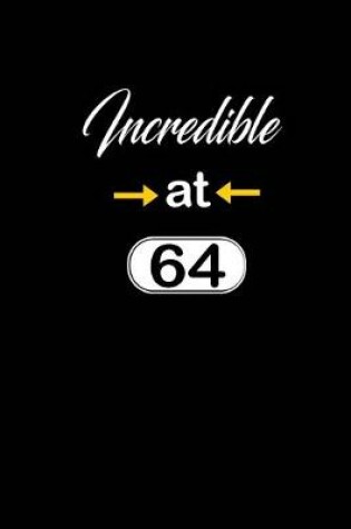 Cover of incredible at 64
