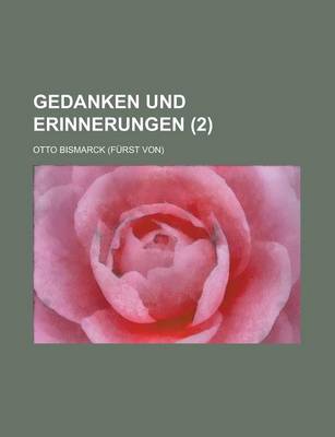 Book cover for Gedanken Und Erinnerungen (2)