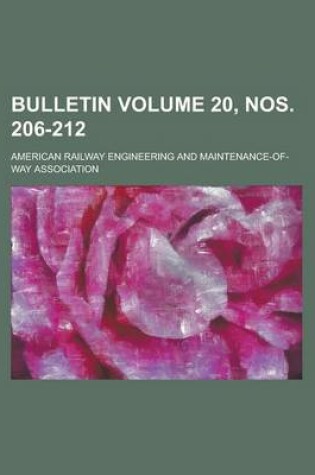 Cover of Bulletin Volume 20, Nos. 206-212