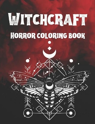 Book cover for Witchcraft Horror Coloring Book