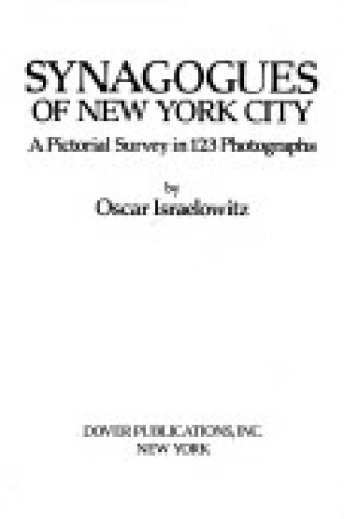 Cover of Synagogues of New York City