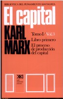 Book cover for Capital, El - Tomo 1 V.3 El Proceso de Produccion