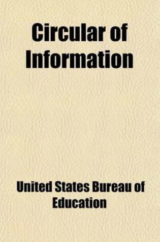 Cover of Circular of Information (Volume 1-2)