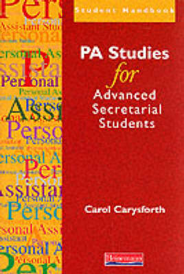 Book cover for PA Studies for Advanced Secretarial Students