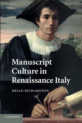Book cover for Manuscript Culture in Renaissance Italy