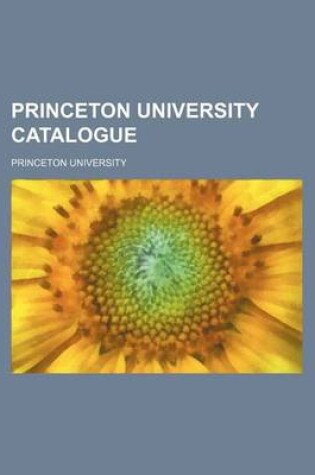 Cover of Princeton University Catalogue