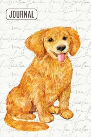 Cover of Lined Journal Notebook Golden Retriever