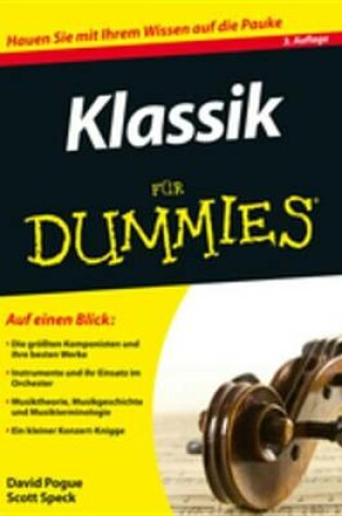 Cover of Klassik für Dummies