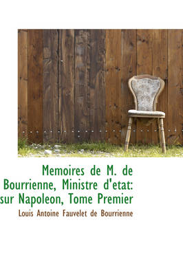 Book cover for M Moires de M. de Bourrienne, Ministre D' Tat