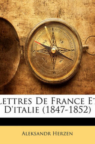 Cover of Lettres de France Et D'Italie (1847-1852)