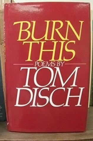 Cover of Burn This