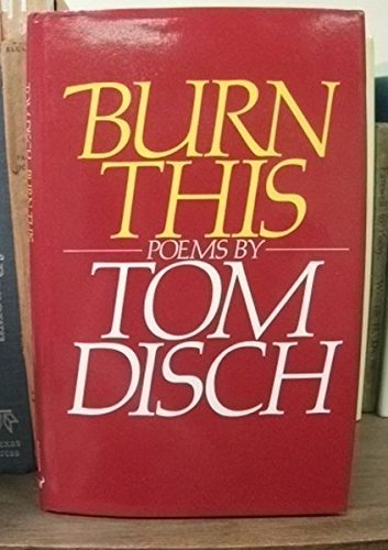Book cover for Burn This